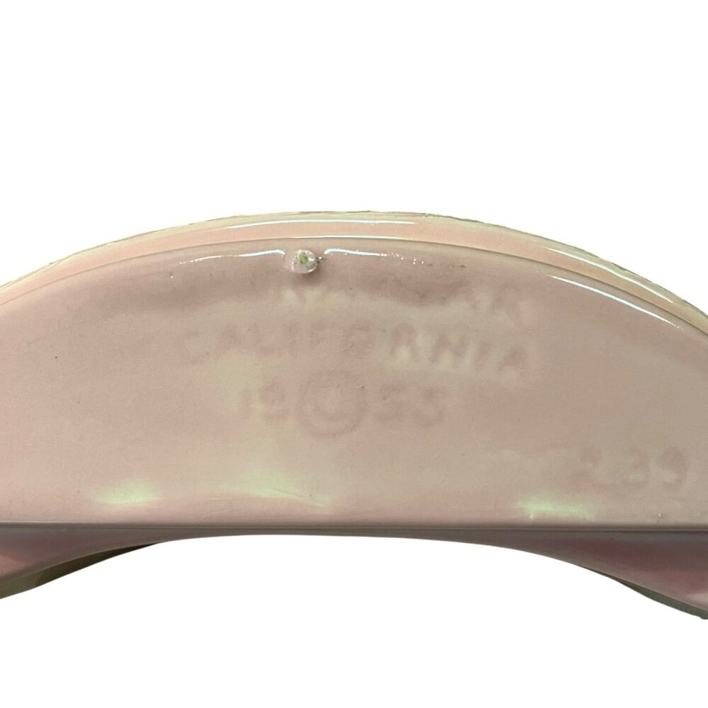 Vintage 1955 Miramar of California Pink Pottery Planter Bowl - MCM Ceramic - Picture 7 of 15
